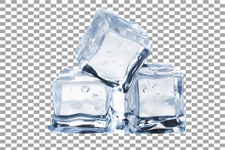عکس سه قالب یخ